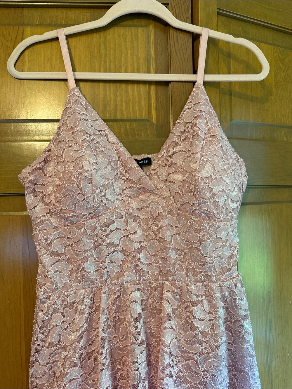 Pink High-Low Dress - Picture 3 of 9